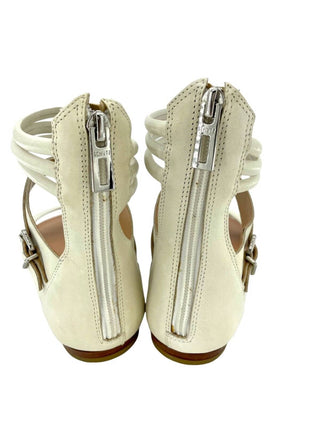 Schutz - Women's Soft Leather Strappy Gladiator Flat Sandals