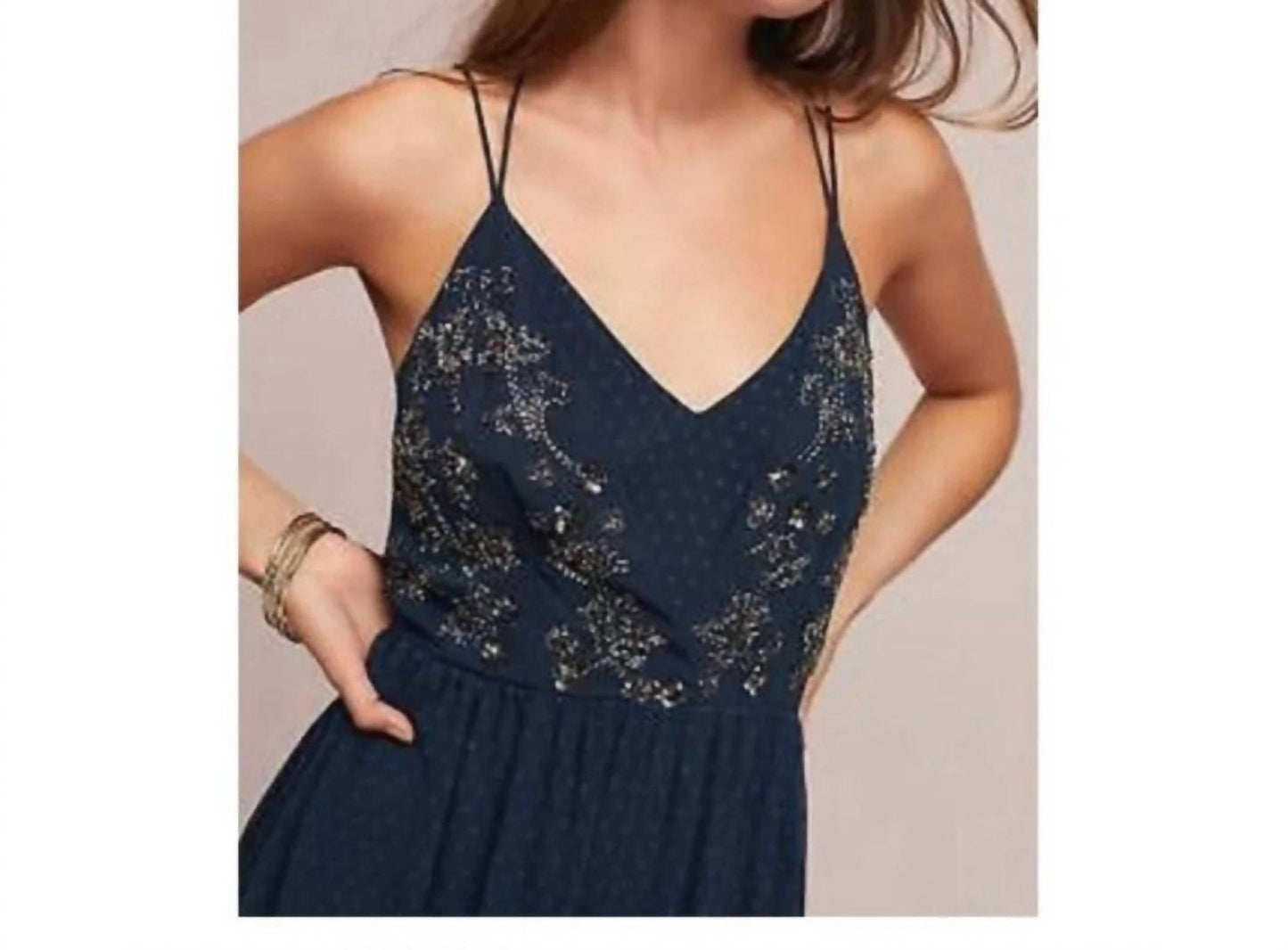 By Anthropologie - Ranna Gill Lucinda Beaded Dress