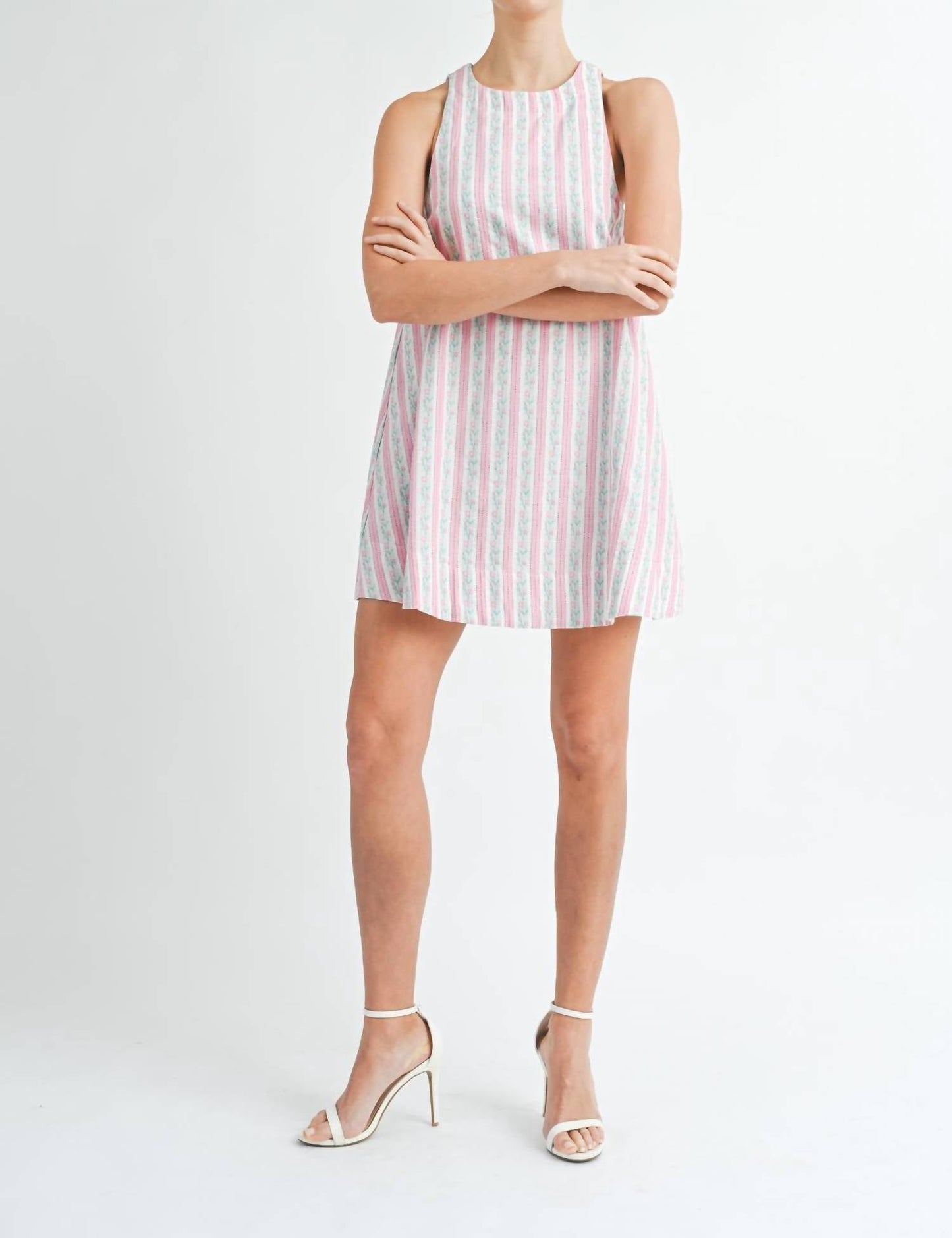 Mable - Patchwork Mini Dress