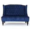 Nurturing - Upholstered Loveseat With Wing Back And Diamond Tufting
