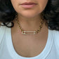 Jagged Halo Jewelry - Women's Safety Pin Necklace