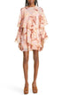 ted-baker-london-pegaia-ruffle-long-sleeve-minidress-in-coral-at-nordstrom-size-3