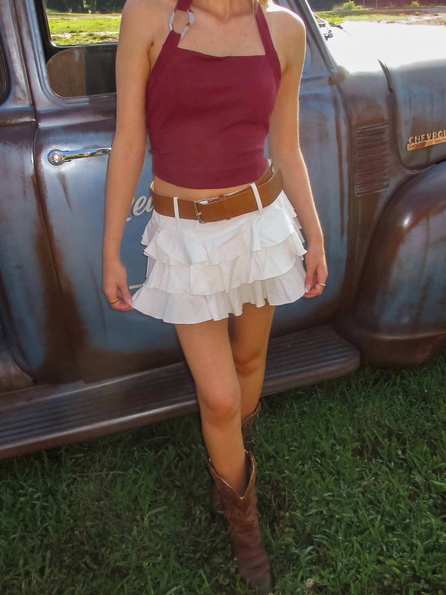 Adeline - Meadow Halter Top