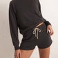 Z Supply - Saldana Reverse Fleece Long Sleeve Top