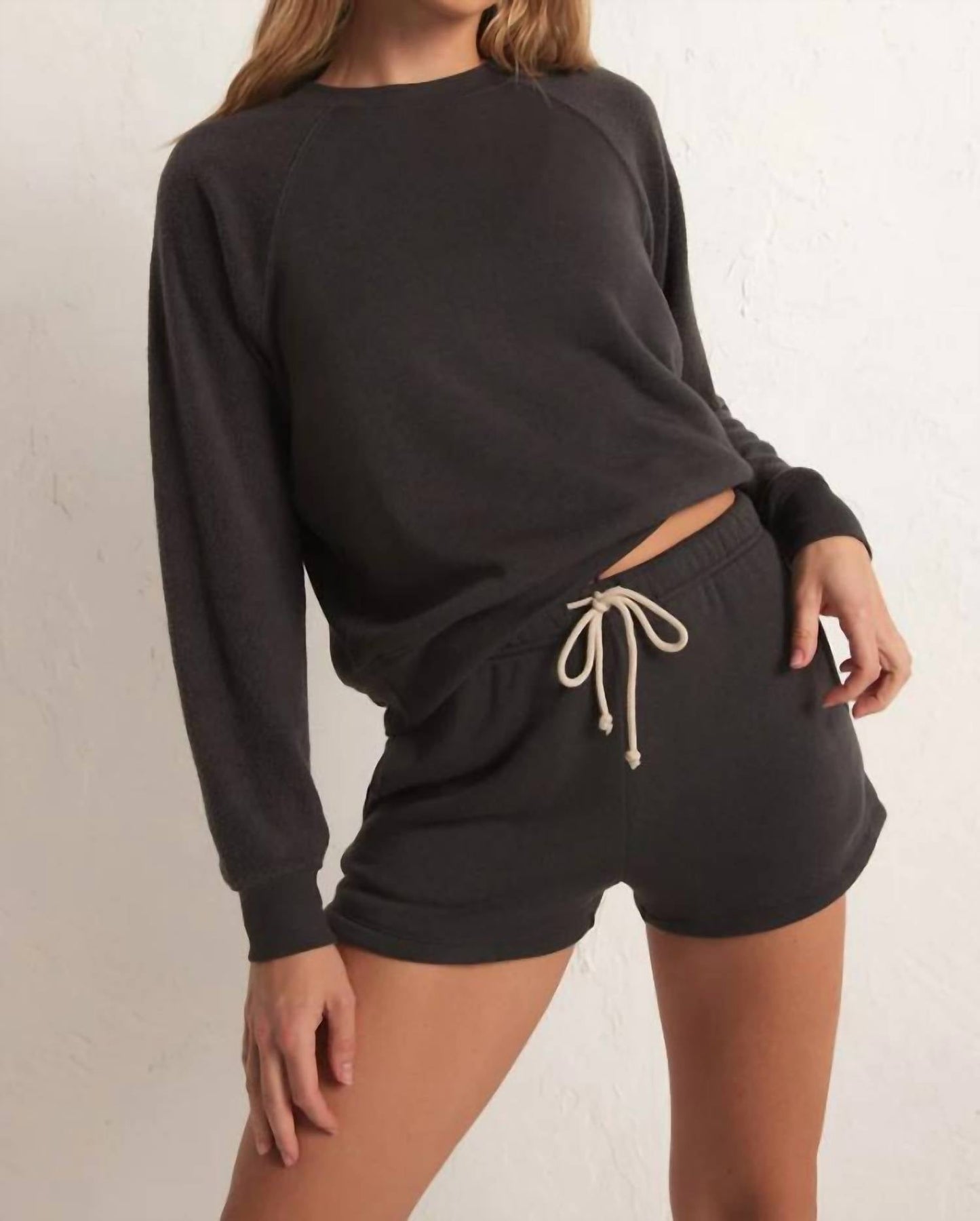 Z Supply - Saldana Reverse Fleece Long Sleeve Top