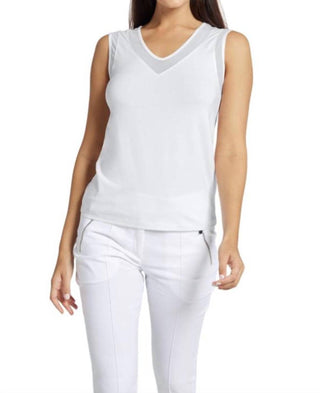 Anatomie - Jackson Short Sleeve V-Neck Tank Top