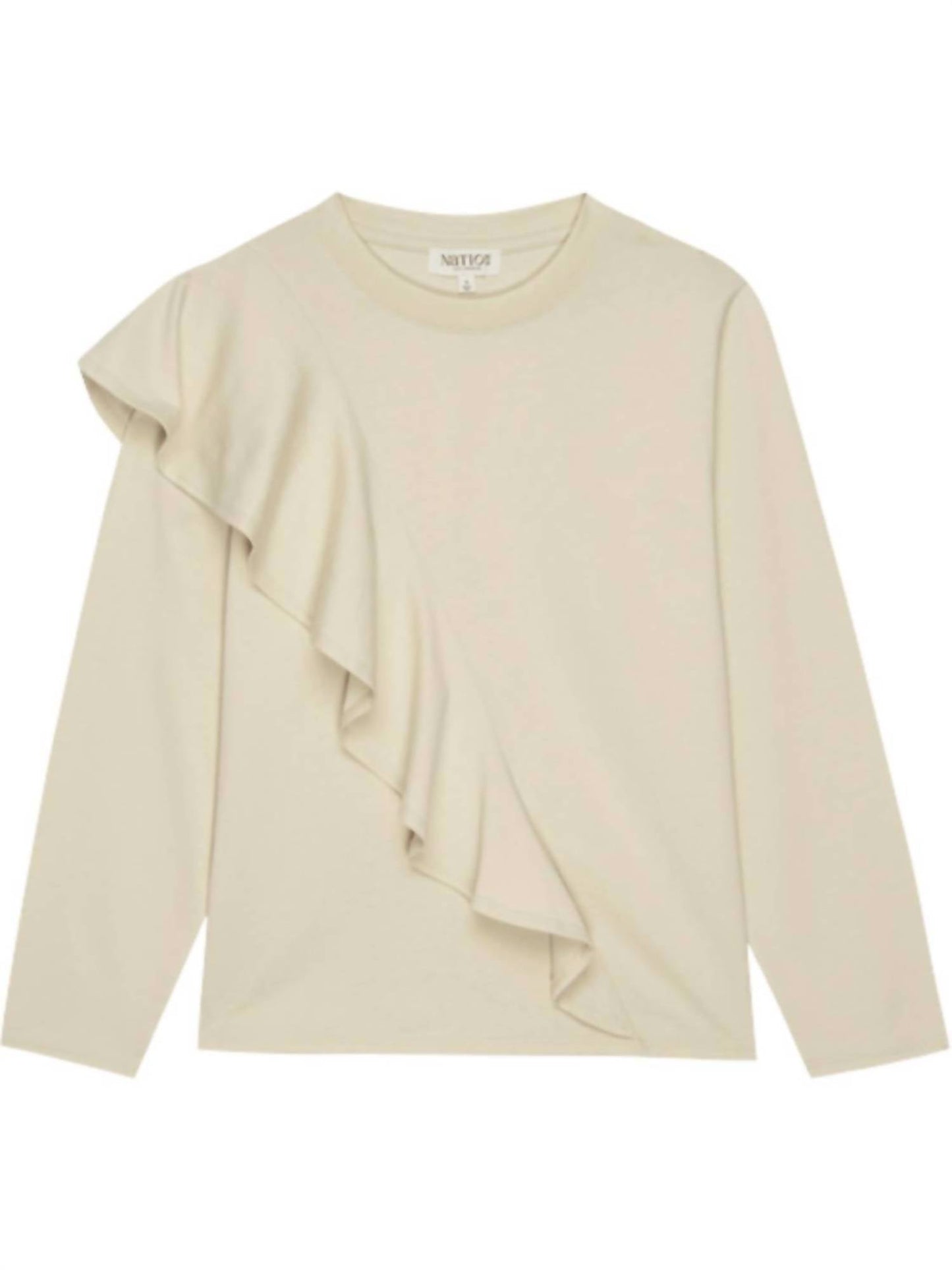 Nation Ltd - Farrah Ruffle Long Sleeve Top