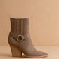 Oasis Society - Women's Carson Distressed Leather Moto Bootie