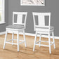 Swivel Bar Stool Counter Height, Transitional (Set of 2)