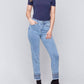 Charlie B - Embroidered Hem Jeans