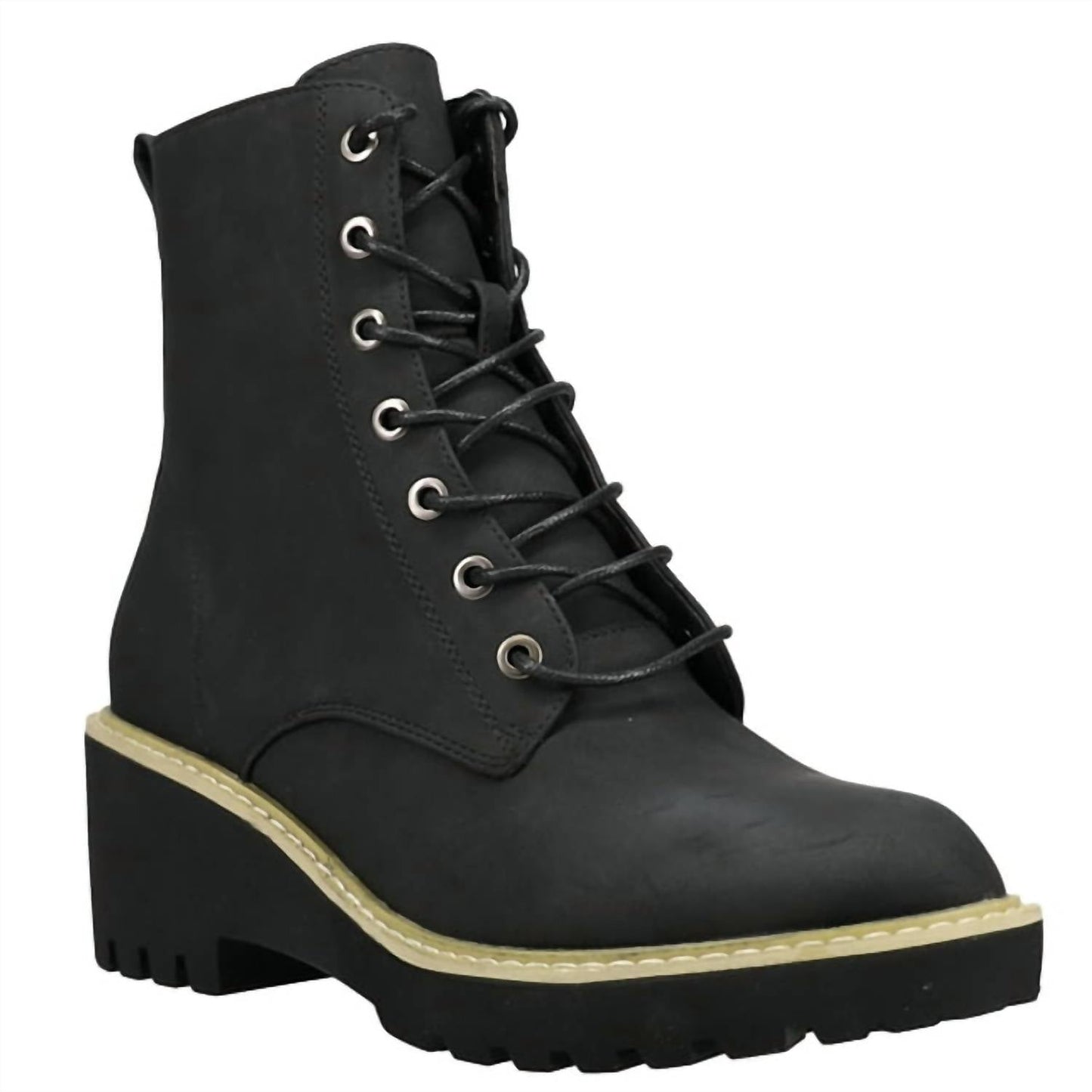 Corkys Footwear - Lace up wedge heel boot
