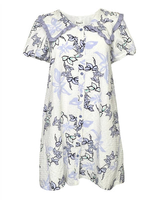 &Merci - Floral Bubble Sleeve Dress