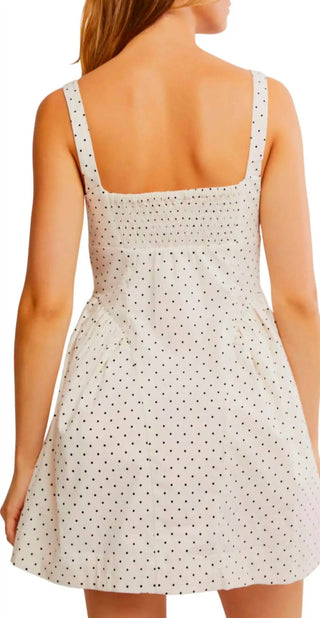 Free People - Astrid Polka Dot Mini Dress
