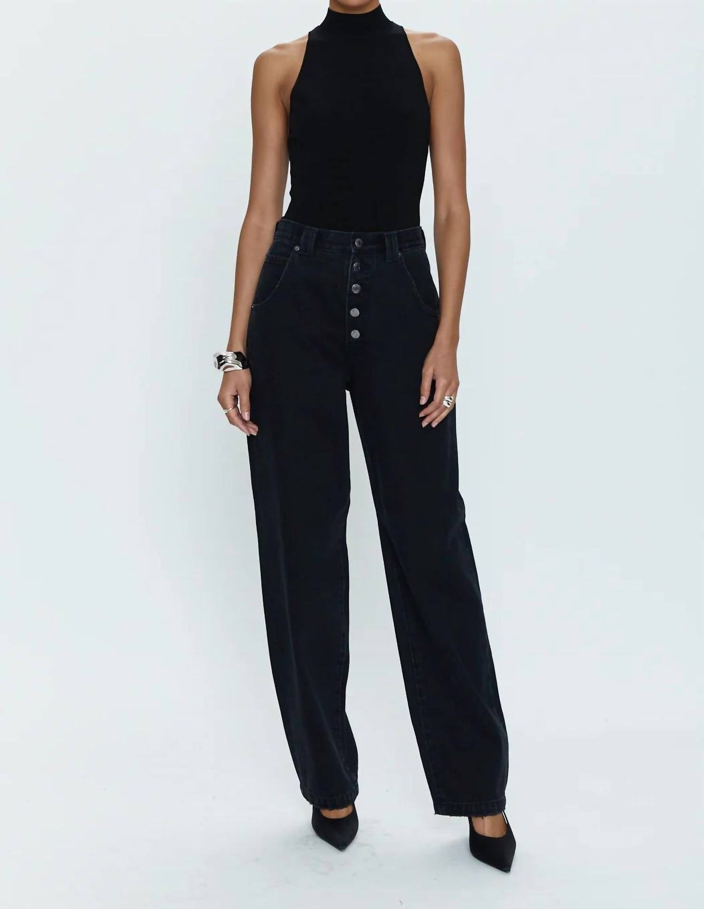 Pistola - Janessa Mock Neck Bodysuit