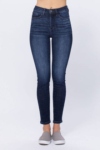 Judy Blue - Tummy Control Dark Skinny Jeans