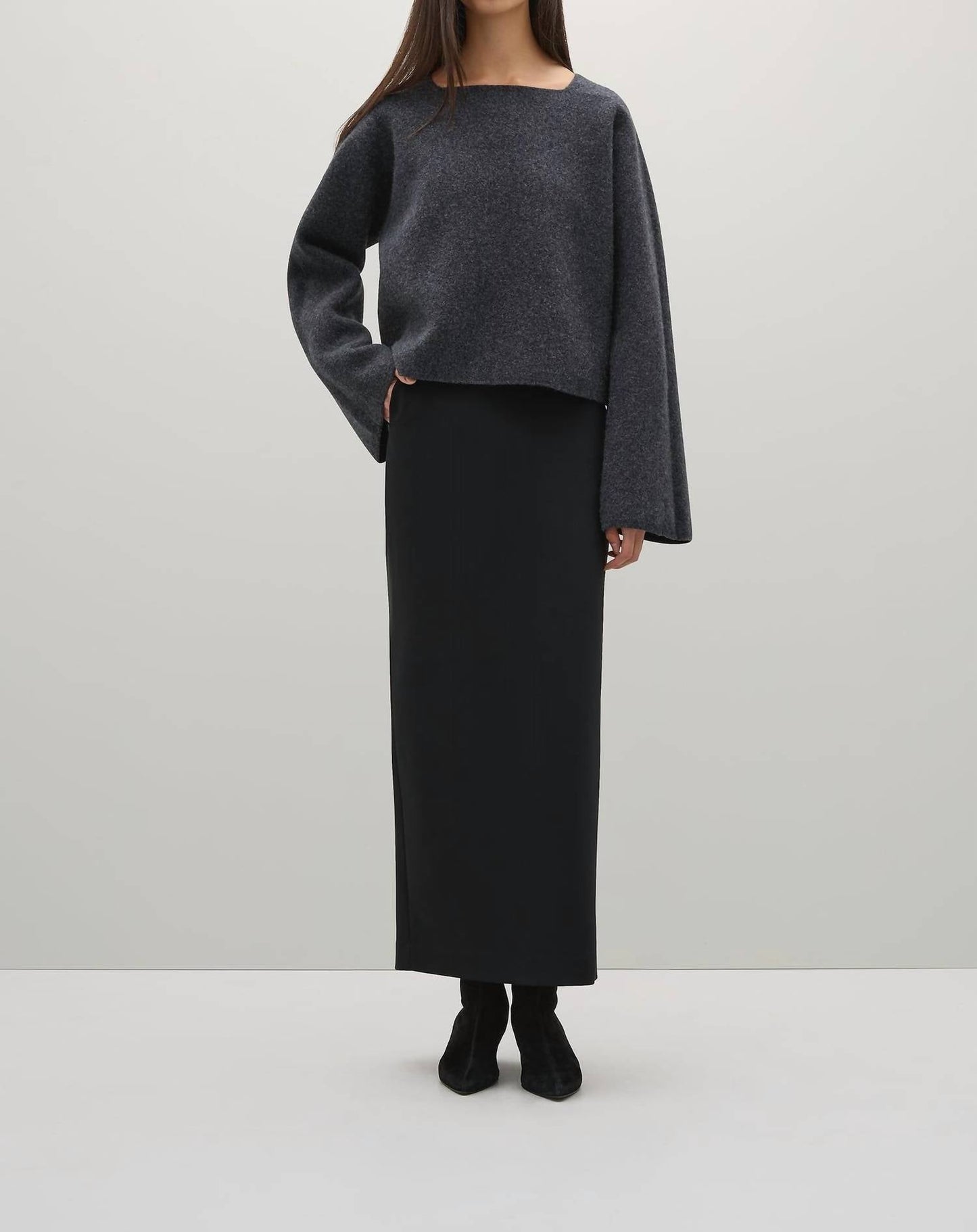 A.Emery - Greta Crop Knit Sweater