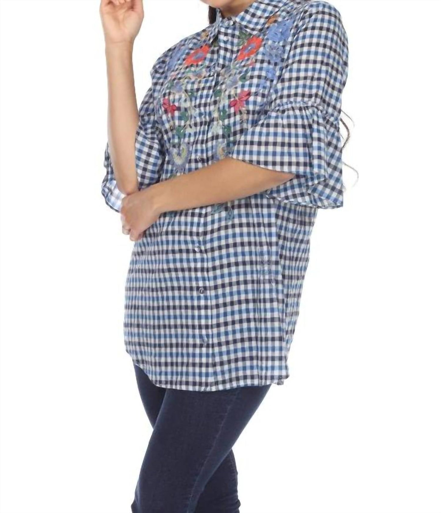 Johnny Was - Taryn Ruffle Sleeve Tunic Top