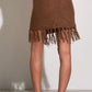 Elan - Crochet Fringe Wrap Skirt