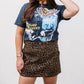 Astr - Animal Print Mini Skirt
