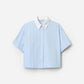 Lafayette 148 - Striped Cotton Montauk Cropped