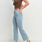Just Black Denim - High Rise Crop Flare Jeans