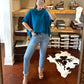 Jodifl - Dolman Sleeve Knit Top