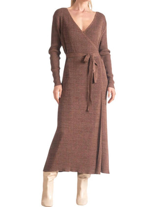 Elan - Long Sleeve Wrap Dress