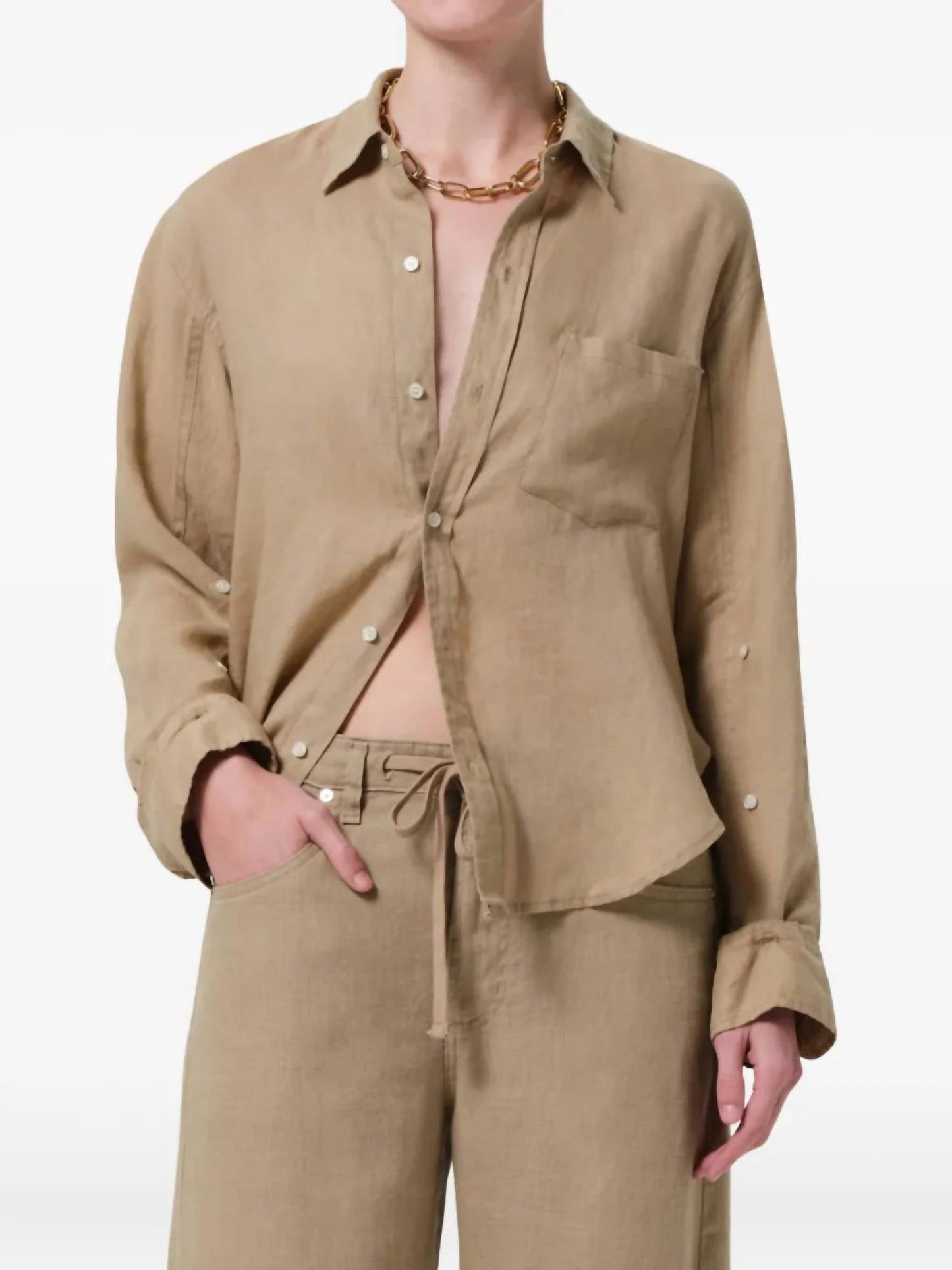 Citizens Of Humanity - Kayla Shrunken Linen Shirt