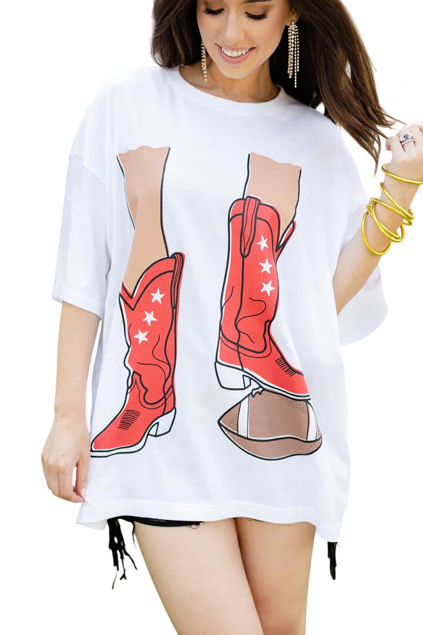 Buddylove - Marshall Oversized Football Tee