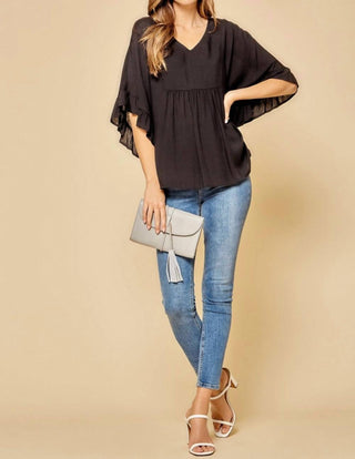Andree By Unit - Ruffle Sleeve Top