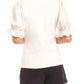 Fifteen Twenty - Tamra Contrast Poof Sleeve Top