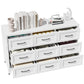 9 Drawer White Metal Dresser with Quiet-Glide Rails