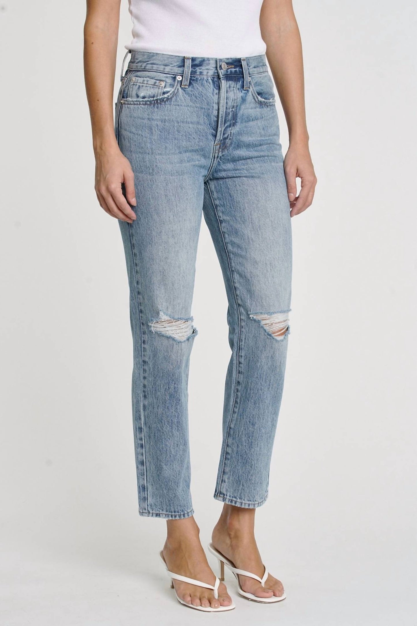 Pistola - Charlie High Rise Straight Jeans