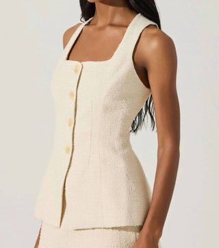 Astr - Brunelle Tweed Vest