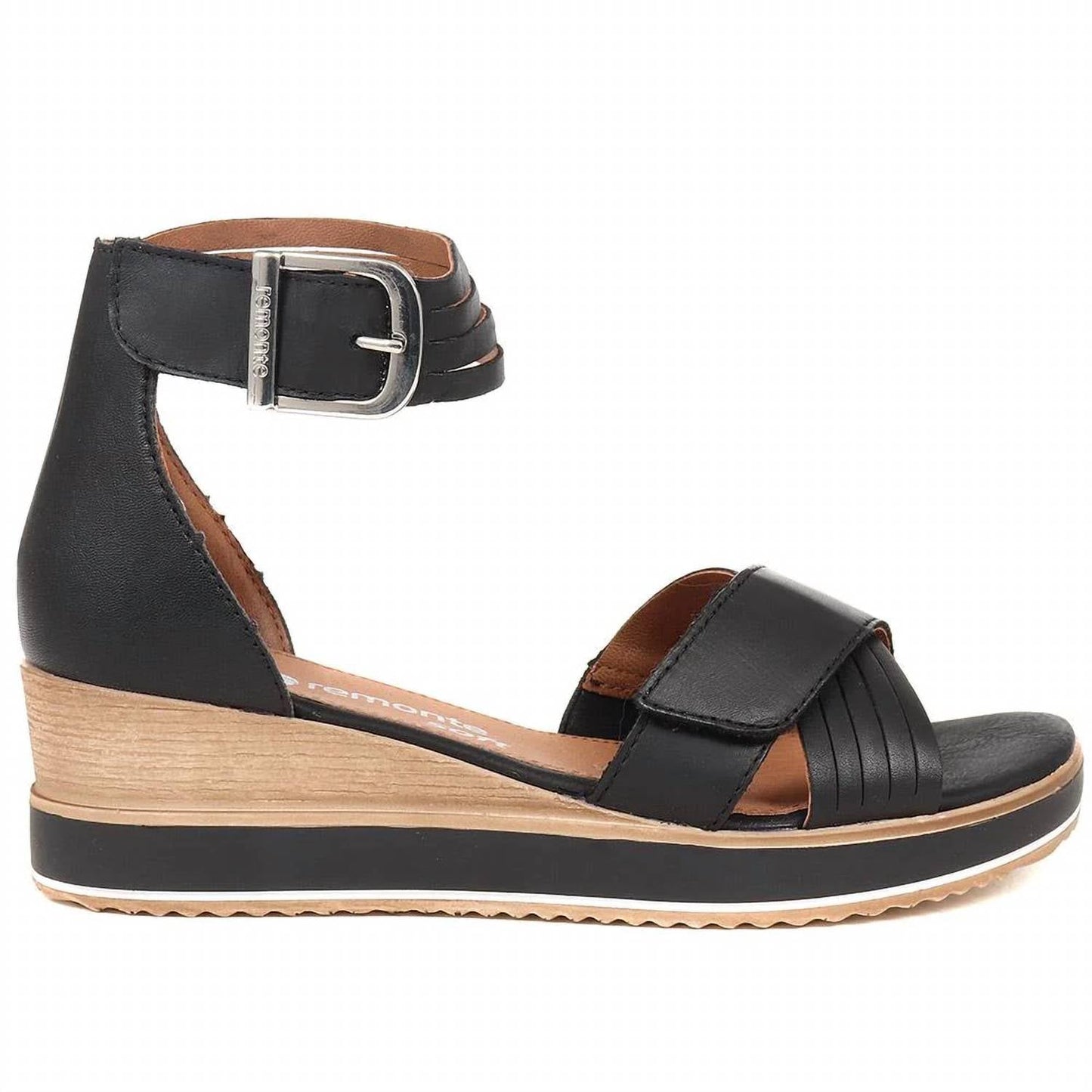 Remonte - Women's Leather Wedge Sandals
