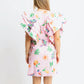 Karlie - Toucan Fruit Vneck Ruffle Dress