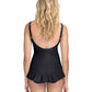 Profile By Gottex - Ribbons D-cup Textured Wide Strap One Piece Swimsuit