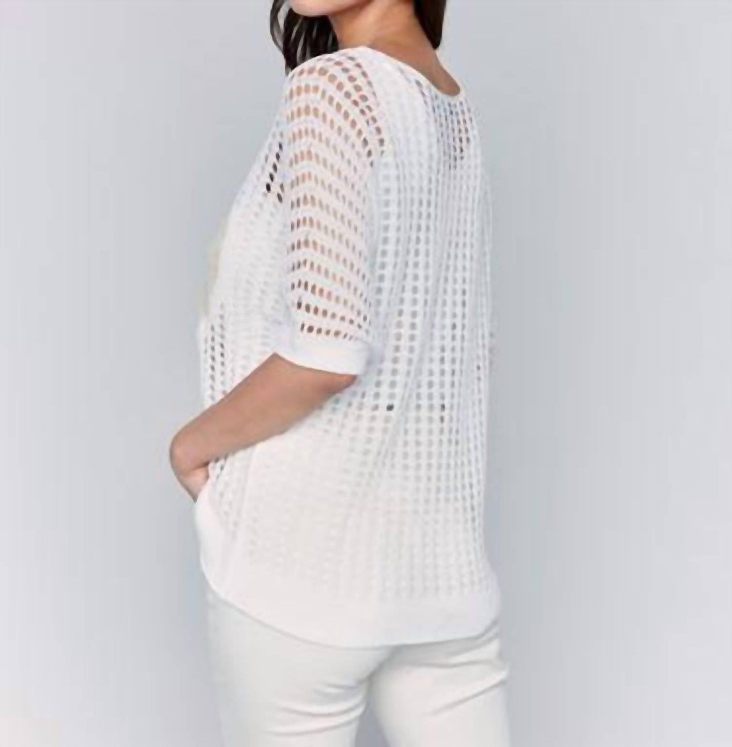 Charlie B - Blanca Heart Knit Top