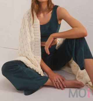 Z Supply - Plush Cable Knit Blanket