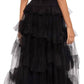 Betsy & Adam - Gigi Long Ruffle Mesh Dress