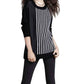 Label+Thread - Luxe Striped Scoop Neck Pullover