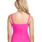 Profile By Gottex - D-Cup Scoop Neck Shirred Tankini Top