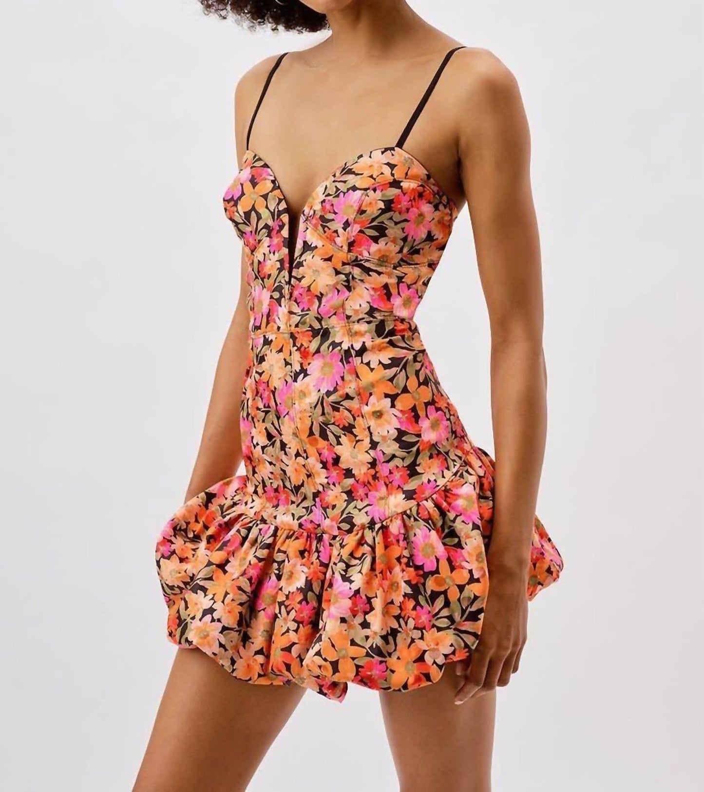 For Love & Lemons - Sylvie Strappy Bubble Hem Dress