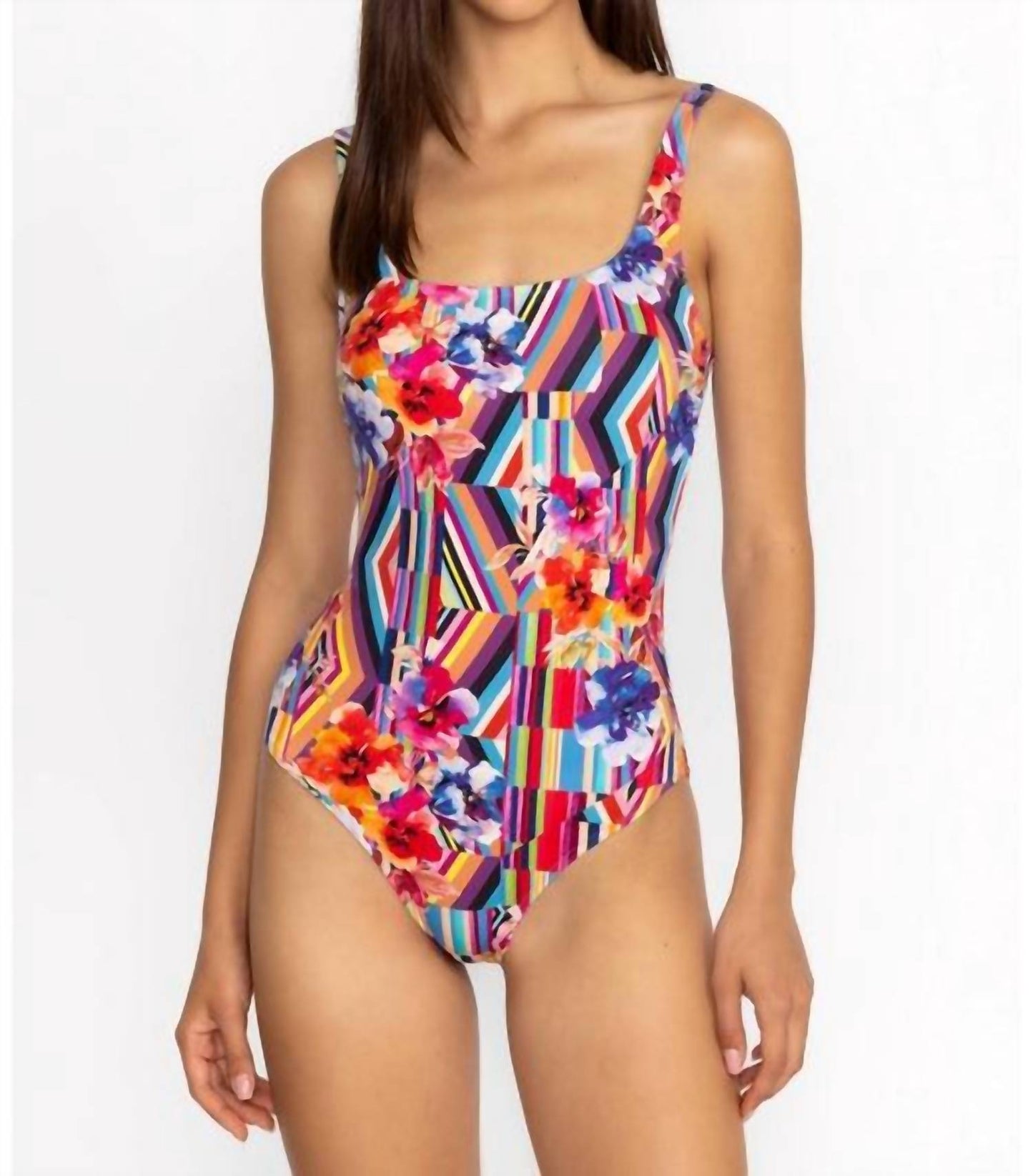 Johnny Was - SUMMER STRIPES TANK SUIT ONE PIECE