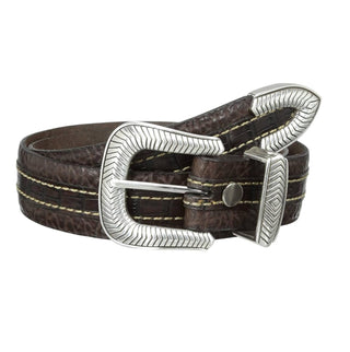 Lejon Leather Goods - Men's Vintage Bison Leather Coloma Usa Made Belt