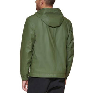Club Room - Rubberized Rain Hoodie/windbreaker Jacket