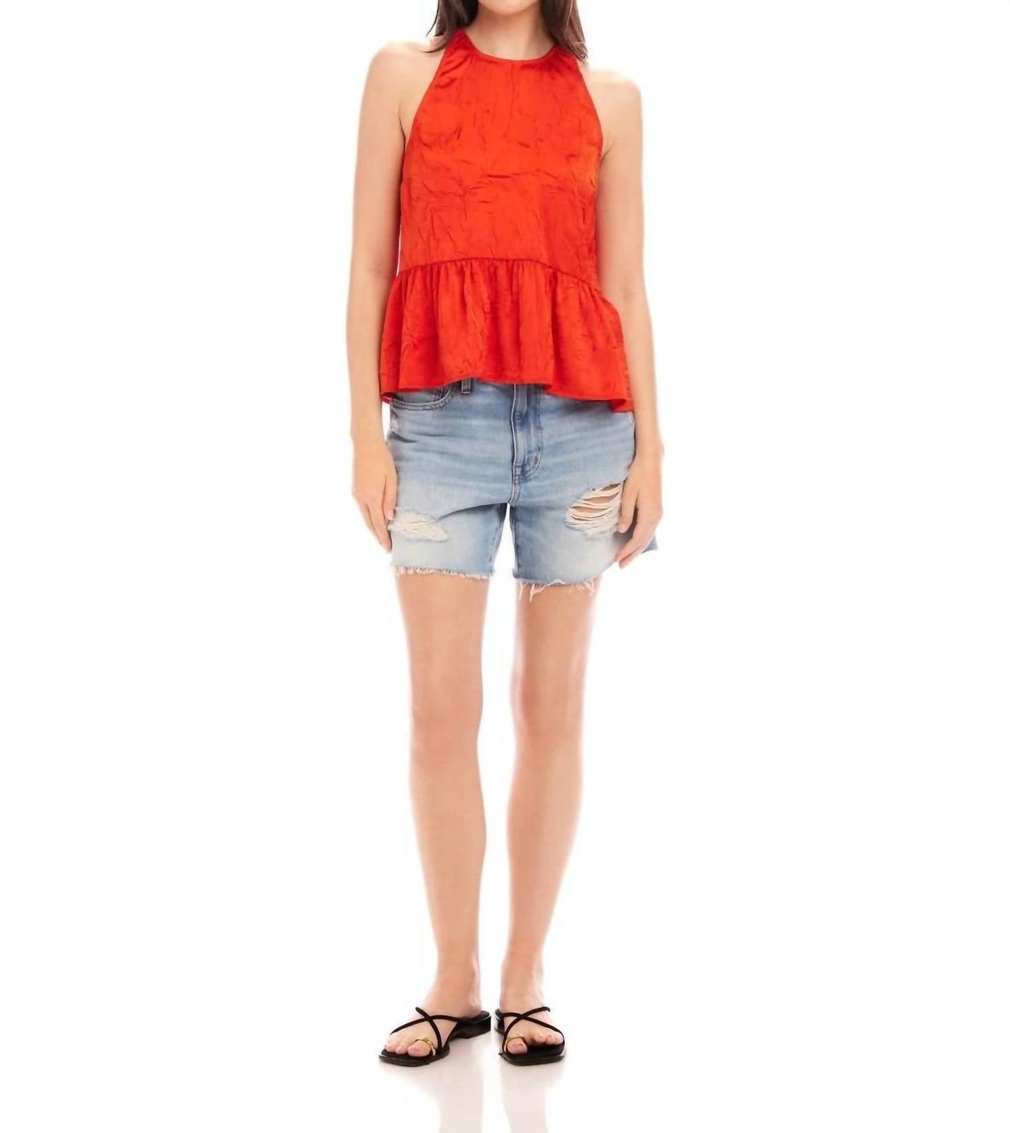 Fifteen Twenty - Floren Ruffle Hem Top