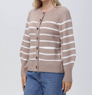 525 America - Josie Striped Cardigan