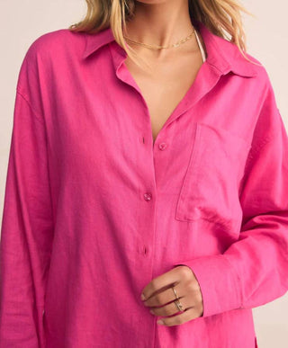 Z Supply - Alfie Linen Button Up Shirt