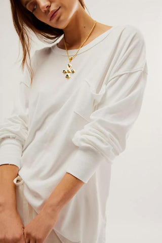 Free People - Fade Into You Long Sleeve Tee